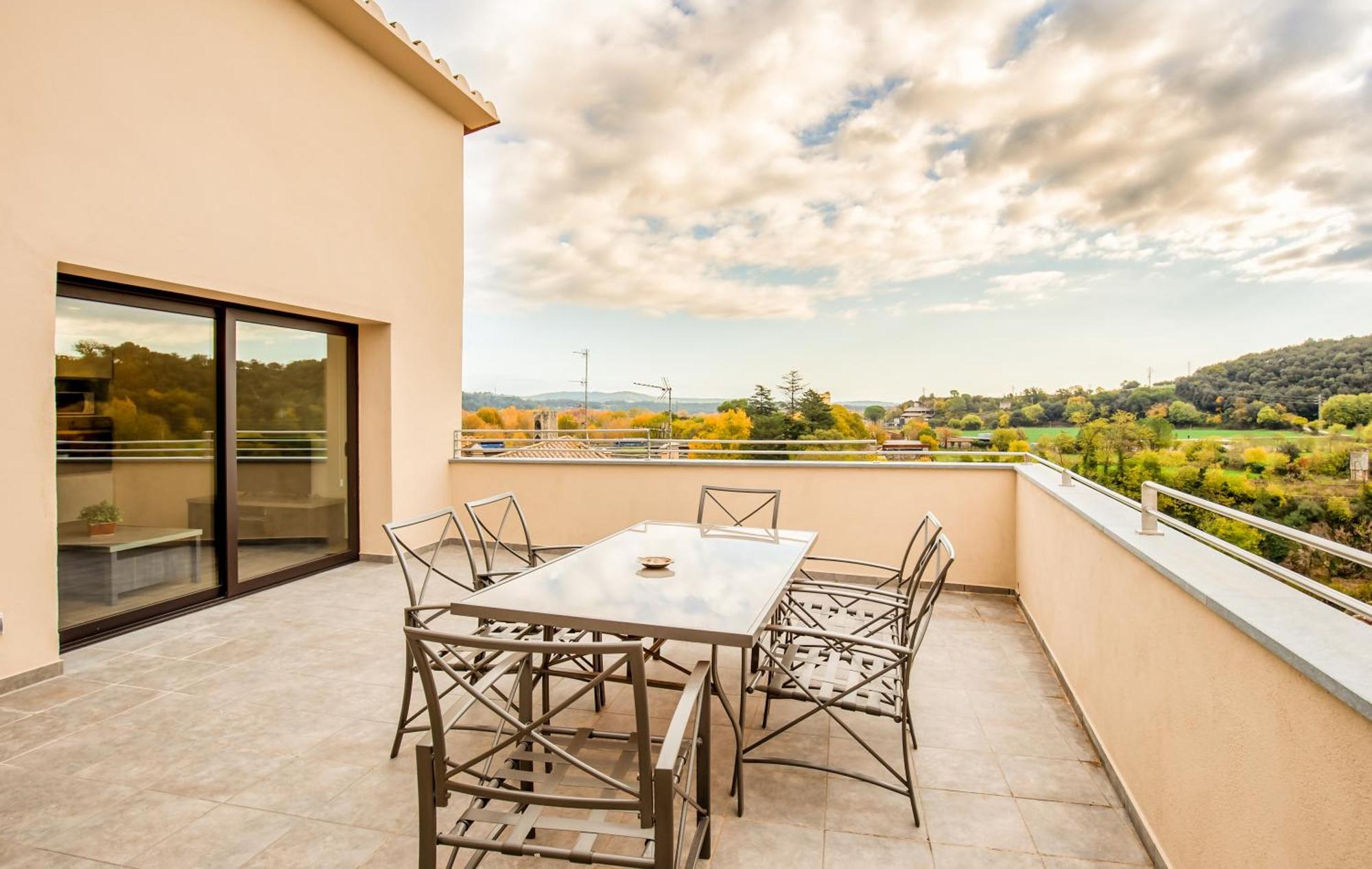 Can Cintet 3 Apartamento Con Terraza En Besalú Eksteriør bilde